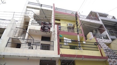 The violations include extended buildings, balconies, boundary walls, and encroachments on poles and lines. (HT Photo)