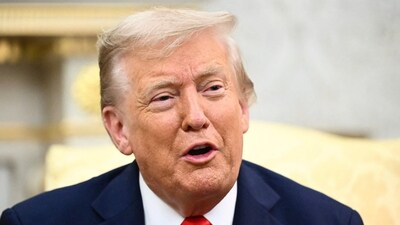 Donald Trump also said that the US was making a lot of money from China (AFP) Donald Trump also said that the US was making a lot of money from China (AFP)