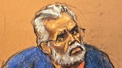 Ismael "El Mayo" Zambada, the alleged Sinaloa cartel co-founder facing US drug trafficking charges, allocutes to US District Judge Brian Cogan at federal court in New York City. (REUTERS)