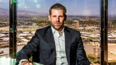 Eric Trump, shown in Las Vegas, started warming to the crypto industry during his father’s second presidential campaign. Eric Trump, shown in Las Vegas, started warming to the crypto industry during his father’s second presidential campaign.