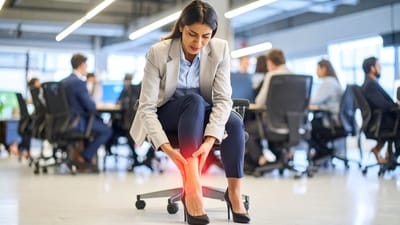 Doctor cautions against the long-term side effects of desk jobs on joints. (Adobe Stock) Doctor cautions against the long-term side effects of desk jobs on joints. (Adobe Stock)