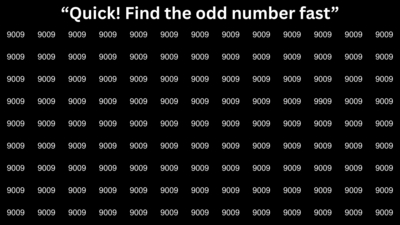 Find the odd number. Find the odd number.