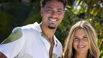 Iris and Pepe were initially coupled with other people in Season 7; the former was paired with TJ Palma and the latter with Hannah Fields. (X/@loveislandusa) Iris and Pepe were initially coupled with other people in Season 7; the former was paired with TJ Palma and the latter with Hannah Fields. (X/@loveislandusa)