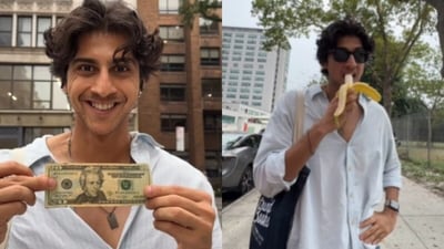 An Indian YouTuber went viral after spending only $20 for an entire day in New York City. (Instagram/belikeeaabirr)
