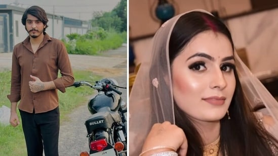 Nikki Bhati, 28, who was set ablaze allegedly by her husband Vipin Bhati and in-laws in Greater Noida's Sirsa village over a dowry demand on August 21. (Images: Sourced)