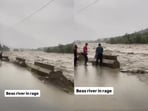 Himachal Pradesh is on high alert due to heavy rains causing floods and road closures.
