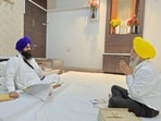 GNDU vice chancellor Karamjit Singh appearing before the Akal Takht in Amritsar on Monday. (HT Photo) GNDU vice chancellor Karamjit Singh appearing before the Akal Takht in Amritsar on Monday. (HT Photo)