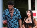Love Island USA season 7 participant Huda Mustafa and Louis Russell. Love Island USA season 7 participant Huda Mustafa and Louis Russell.