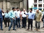 Ram, accompanied by officials from various departments, including roads, water supply, sanitation, drainage, waste management, and gardens, reviewed on-site. (HT)