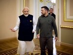 Ukrainian President Volodymyr Zelensky posted a letter he received from Prime Minister Narendra Modi. Ukrainian President Volodymyr Zelensky posted a letter he received from Prime Minister Narendra Modi.