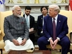 US President Donald Trump meets with Indian Prime Minister Narendra Modi at the White House in Washington, DC US, February 13, 2025.