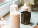 Scented candles can add to indoor air pollution.