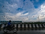 Commuters seen during rain in Delhi earlier this month
Commuters seen during rain in Delhi earlier this month
