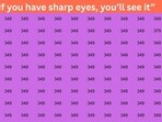 Can you find the odd number?