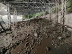In June a landslide triggered by rains blocked the new track to Mata Vaishno Devi shrine atop Trikuta hills, in Reasi district of Jammu and Kashmir
In June a landslide triggered by rains blocked the new track to Mata Vaishno Devi shrine atop Trikuta hills, in Reasi district of Jammu and Kashmir