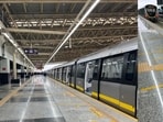 The Yellow Line, a 19.143-km elevated corridor connecting RV Road in Jayanagar to Bommasandra via Electronic City. The Yellow Line, a 19.143-km elevated corridor connecting RV Road in Jayanagar to Bommasandra via Electronic City.