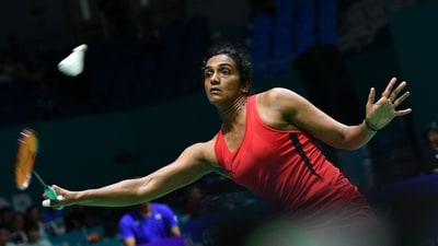 PV Sindhu struggles past Kaloyana Nalbantova in the World Championships. (AFP) PV Sindhu struggles past Kaloyana Nalbantova in the World Championships. (AFP)