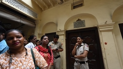 The raids began early Tuesday morning at 13 locations, including Saurabh Bhardwaj's residence, across the Delhi-NCR region. (Hindustan Times/ Aravind Yadav) The raids began early Tuesday morning at 13 locations, including Saurabh Bhardwaj's residence, across the Delhi-NCR region. (Hindustan Times/ Aravind Yadav)