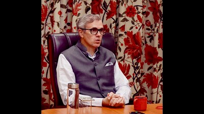 Jammu and Kashmir Chief Minister Omar Abdullah holds a meeting to review flood mitigation measures at Jammu in view of incessant rains. (PTI) Jammu and Kashmir Chief Minister Omar Abdullah holds a meeting to review flood mitigation measures at Jammu in view of incessant rains. (PTI)