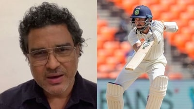 Sanjay Manjrekar heaped massive praise on Cheteshwar Pujara. (X and AP Images)