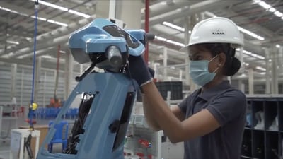 An Ola Electric worker assembles a scooter at the company's Futurefactory in Tamil Nadu. Ola Electric aims to turn operationally profitable some time in FY26 as against in Q1 FY26 promised earlier. (HT) An Ola Electric worker assembles a scooter at the company's Futurefactory in Tamil Nadu. Ola Electric aims to turn operationally profitable some time in FY26 as against in Q1 FY26 promised earlier. (HT)