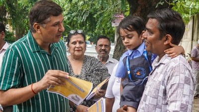 AP leader Saurabh Bharadwaj faced raids from ED in a case. (PTI)