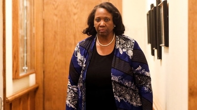 Lisa Cook was the first African-American woman to serve as a Federal Reserve governor. (Reuters)