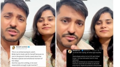 Couple criticised netizens for judging them without knowing the context. (Instagram/@iammishra009) Couple criticised netizens for judging them without knowing the context. (Instagram/@iammishra009)