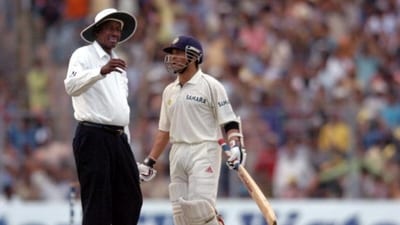 Let's just say that Sachin Tendulkar was not a happy when Steve Bucknor was around (AFP) Let's just say that Sachin Tendulkar was not a happy when Steve Bucknor was around (AFP)
