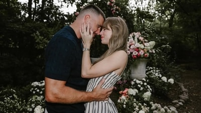 Taylor Swift and Travis Kelce are engaged. (Instagram/taylorswift) Taylor Swift and Travis Kelce are engaged. (Instagram/taylorswift)