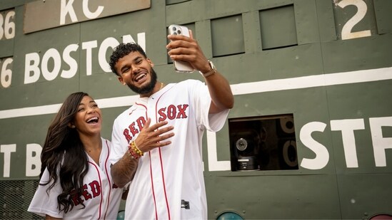 Bryan addressed the cheating rumors on Love Island USA Season 7 Reunion (X/@RedSox)