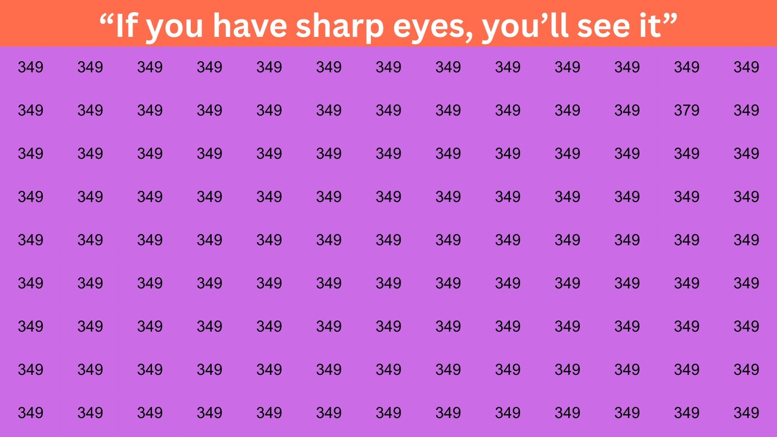 Can you find the odd number? Can you find the odd number?