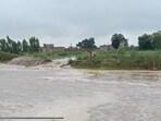 An inundated village in Ferozepur on Tuesday. An inundated village in Ferozepur on Tuesday.