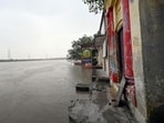 Authorities said they will start evacuations when water level hits 206 metres. (Arvind Yadav/HT Photo) Authorities said they will start evacuations when water level hits 206 metres. (Arvind Yadav/HT Photo)