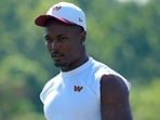 Washington Commanders wide receiver Terry McLaurin walks across the field after a practice at the team's NFL football training camp, Sunday, July 27, 2025, in Ashburn, Va. (AP Photo/Mark Schiefelbein) Washington Commanders wide receiver Terry McLaurin walks across the field after a practice at the team's NFL football training camp, Sunday, July 27, 2025, in Ashburn, Va. (AP Photo/Mark Schiefelbein)