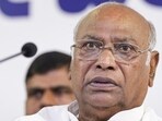 Congress chief Mallikarjun Kharge. (PTI) Congress chief Mallikarjun Kharge. (PTI)