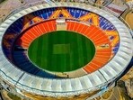 File image of an aerial view of Sardar Patel Stadium, in Motera, in Ahmedabad -- it is expected to be one of the venues if India host the Commonwealth Games 2030. (PTI) File image of an aerial view of Sardar Patel Stadium, in Motera, in Ahmedabad -- it is expected to be one of the venues if India host the Commonwealth Games 2030. (PTI)