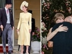 Prince William and Kate Middleton (L) shared a reaction on Taylor Swift and Travis Kelce’s (R) engagement post. 