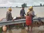 The flood situation in the low-lying areas of Punjab can be worsened if high inflow in Bhakra, Pong and Ranjit Sagar dams continues for more days. The flood situation in the low-lying areas of Punjab can be worsened if high inflow in Bhakra, Pong and Ranjit Sagar dams continues for more days.
