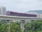 The project is now 87% complete. We are working to finish the entire 23.3-km route by March 2026, says official. (HT PHOTO) The project is now 87% complete. We are working to finish the entire 23.3-km route by March 2026, says official. (HT PHOTO)