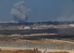 Smoke rises from Gaza after an explosion as seen from the Israeli side of the border, August 25, 2025. Smoke rises from Gaza after an explosion as seen from the Israeli side of the border, August 25, 2025.