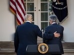 President Trump and Jerome Powell in 2017. President Trump and Jerome Powell in 2017.