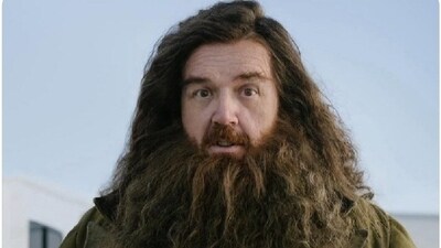 Chris Columbus said he recently saw set photos of Nick Frost as Hagrid and could not help but notice a familiar detail. (Instagram/@jon.arya.stark) Chris Columbus said he recently saw set photos of Nick Frost as Hagrid and could not help but notice a familiar detail. (Instagram/@jon.arya.stark)