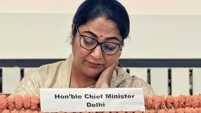 Chief minister Rekha Gupta held a meeting with MCD on Wednesday. (File photo) Chief minister Rekha Gupta held a meeting with MCD on Wednesday. (File photo)