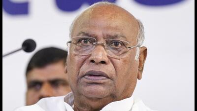 Congress chief Mallikarjun Kharge. (PTI)