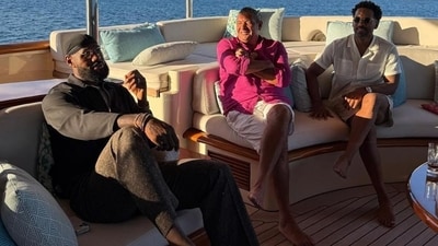 Misko Raznatovic in conversation with NBA legend LeBron James. (Instagram/ misko4raznatovic) Misko Raznatovic in conversation with NBA legend LeBron James. (Instagram/ misko4raznatovic)