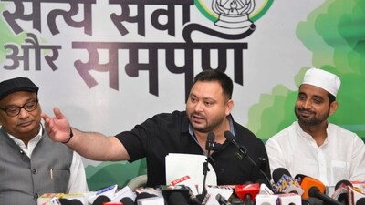 The 16-day 'Voter Adhikar Yatra' in Bihar, involving Congress MP Rahul Gandhi and RJD leader Tejashwi Yadav, aims to raise awareness about alleged irregularities in the voter list. (PTI) The 16-day 'Voter Adhikar Yatra' in Bihar, involving Congress MP Rahul Gandhi and RJD leader Tejashwi Yadav, aims to raise awareness about alleged irregularities in the voter list. (PTI)