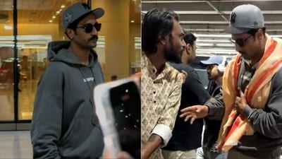 Vicky Kaushal was spotted at the Mumbai airport.