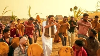 The second track from the music album of Idli Kadai is called Enjaami Thandhaane. The second track from the music album of Idli Kadai is called Enjaami Thandhaane.