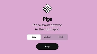 New York Times launches a new original game, Pips. (nytimes.com) New York Times launches a new original game, Pips. (nytimes.com)